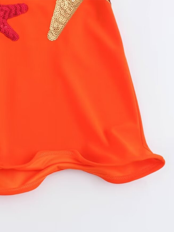 Sequin Embroidered Casual Mini Tank Dress – Sleeveless Fit for Summer Days
