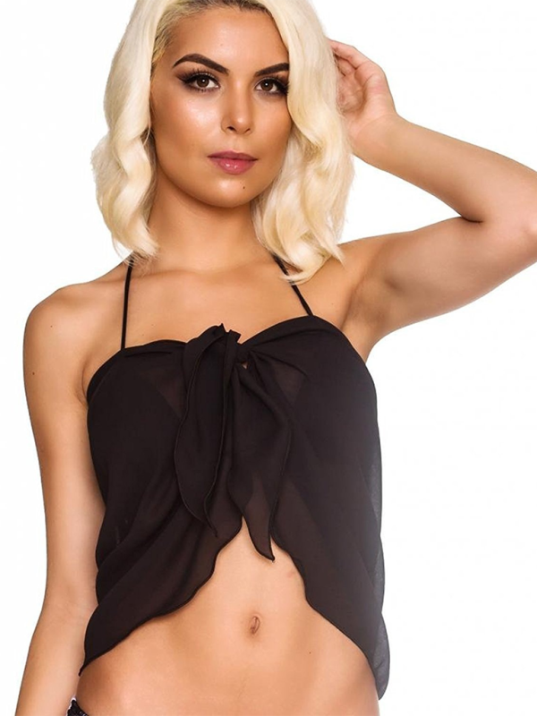 Women's Sheer Chiffon Bikini Cover Up – Beach Wrap Skirt Dress