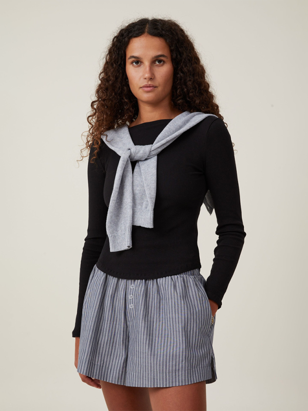 Chic Elastic Waist Casual Shorts – Smiling Maria