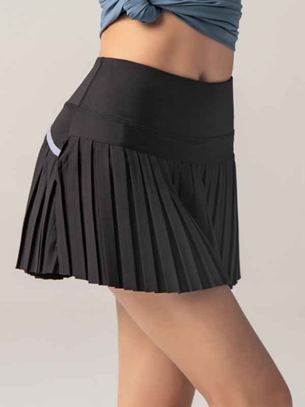 Pleated Quick-Dry Sports Skort