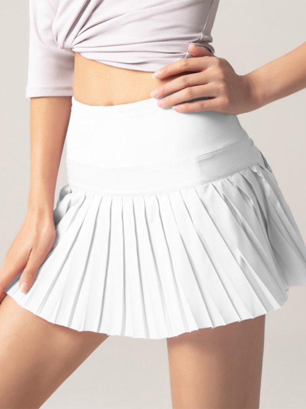 Pleated Quick-Dry Sports Skort