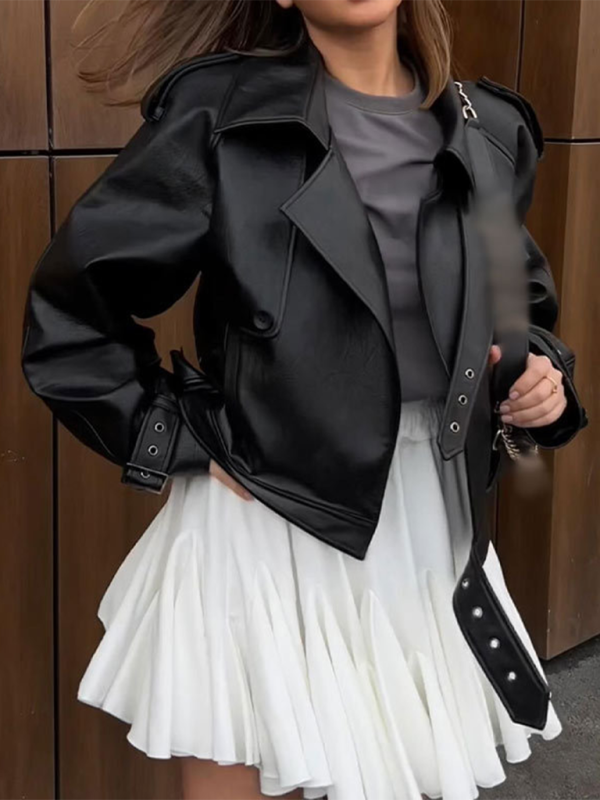 High Waist Pleated Mini Skirt