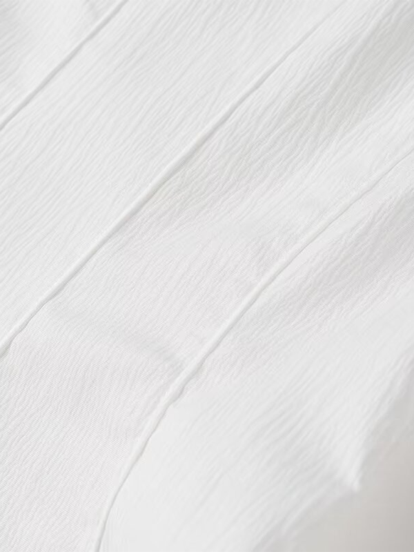 White Sleeveless Round Neck Midi Dress – Woven Grace Style for Summer