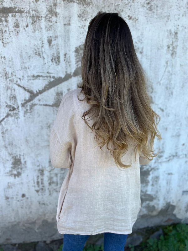 Lehký cardigan s kapsami pro ženy