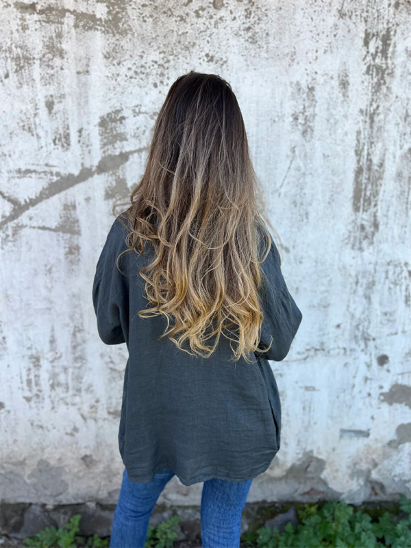 Lehký cardigan s kapsami pro ženy