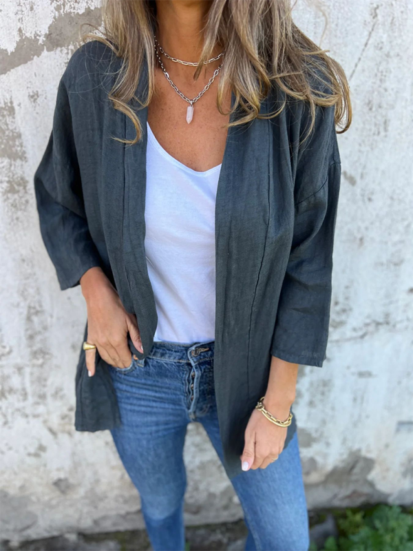 Lehký cardigan s kapsami pro ženy