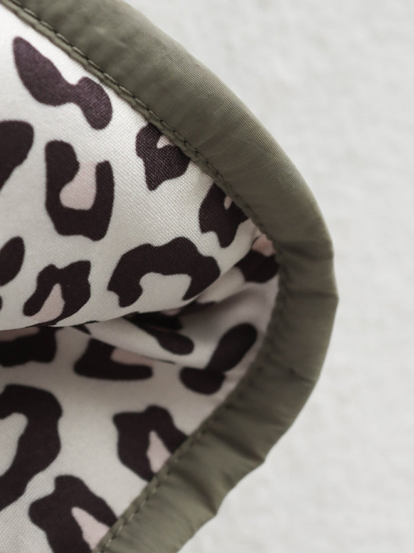 Prošívaná bavlněná bunda na knoflíky – retro ležérní styl