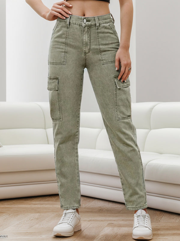 Women’s Utility Cargo Pants with Multi Pockets