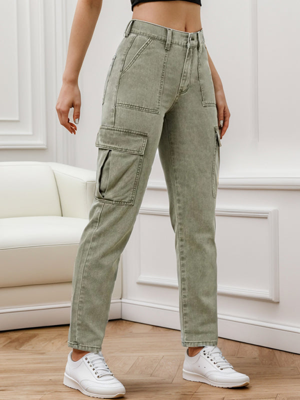 Women’s Utility Cargo Pants with Multi Pockets