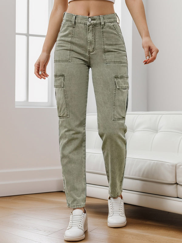 Women’s Utility Cargo Pants with Multi Pockets