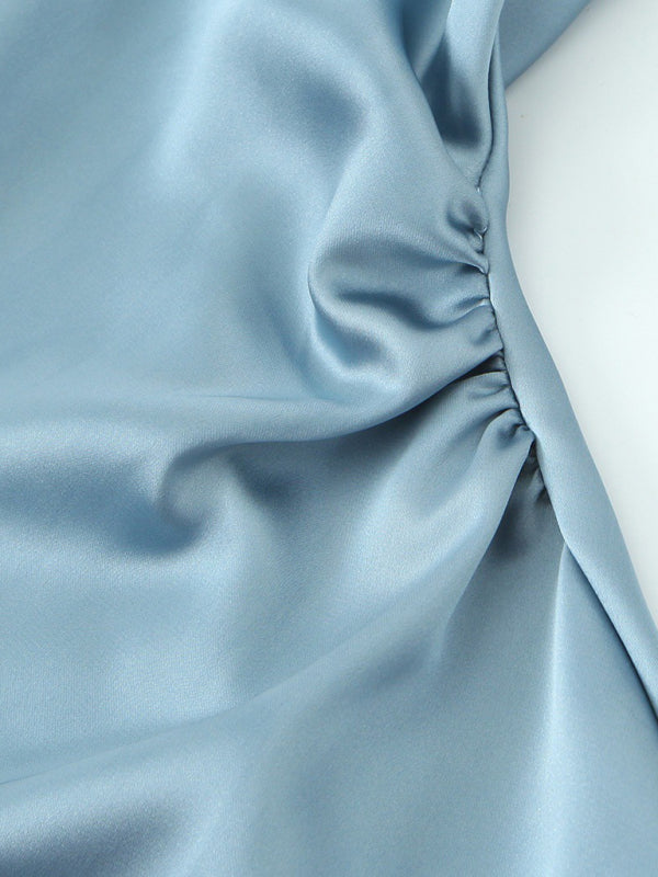 Elegant Slim Midi Dress – Sleeveless Woven Design for Spring & Summer Days