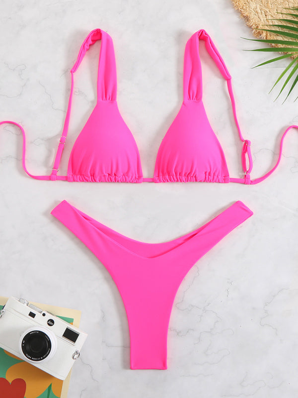 Printed Double-Layer Bikini – High-Stretch Fabric, Full Body Print