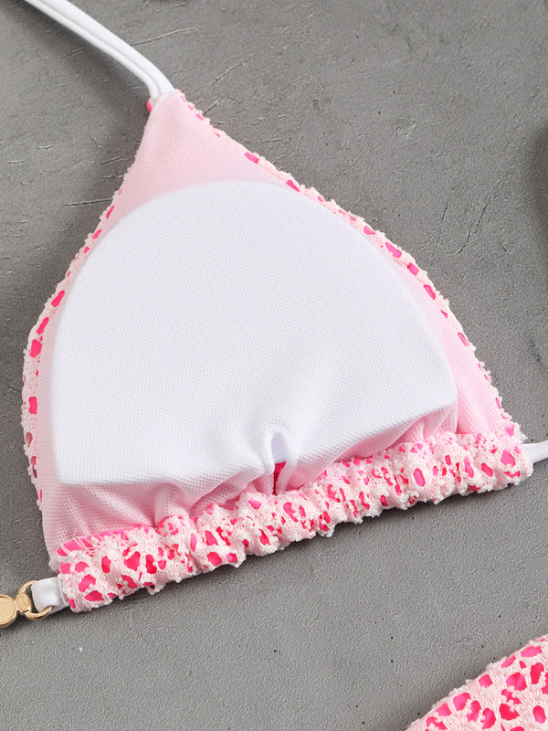 Floral High-Waisted Bikini – Vibrant Colors, Sexy Cut & Stretch Fit