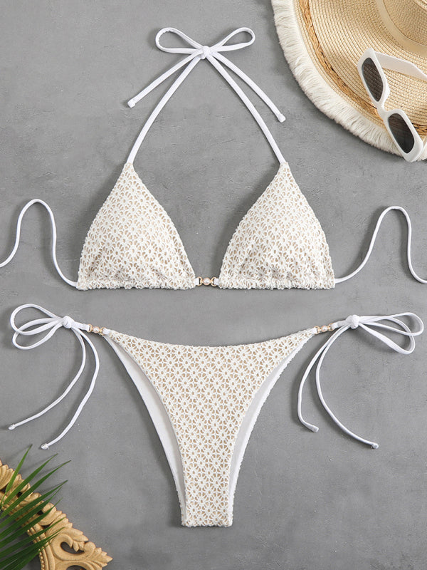 Floral High-Waisted Bikini – Vibrant Colors, Sexy Cut & Stretch Fit