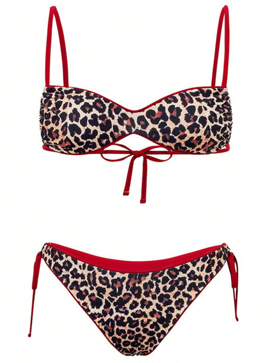 Leopard print swimsuit