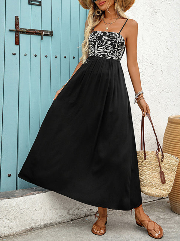 Sleeveless Rayon Maxi Sundress – Lightweight & Flowy for Spring-Summer