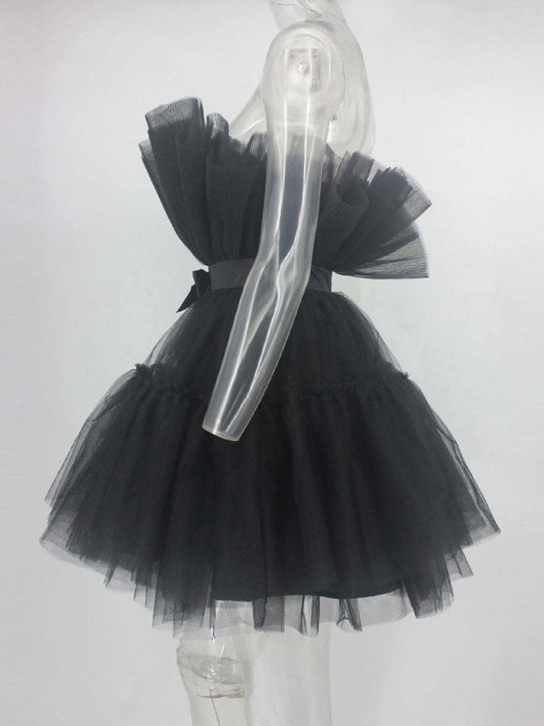 Romantic Tulle Bow Dress