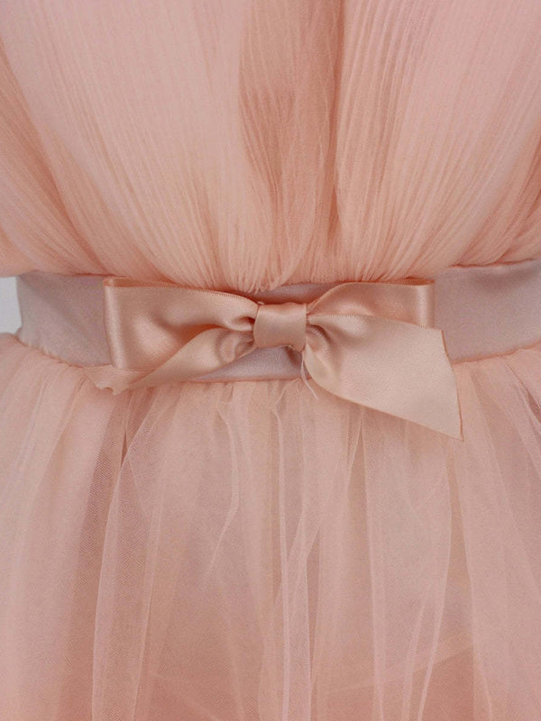 Romantic Tulle Bow Dress