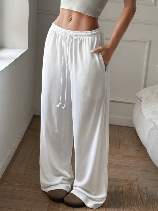 Chic Strappy Wide-Leg Pants