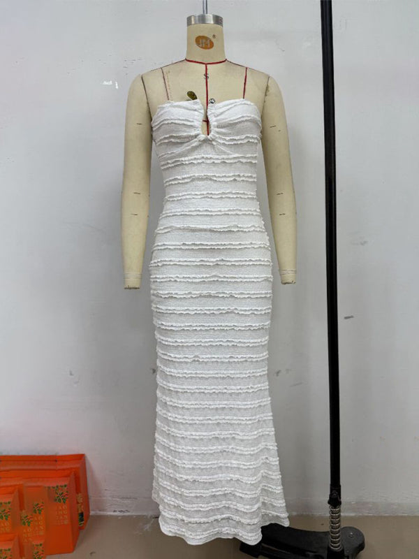 Slim Fit Strapless Bodycon Party Dress