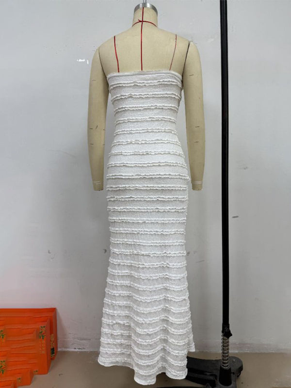 Slim Fit Strapless Bodycon Party Dress