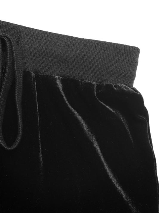 Velvet Flared Trousers – Smiling Maria