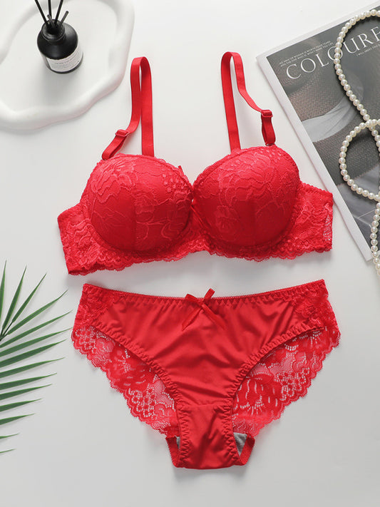 Lace Bra and Panty Set – Sexy Lingerie with High Stretch & Elegant Design