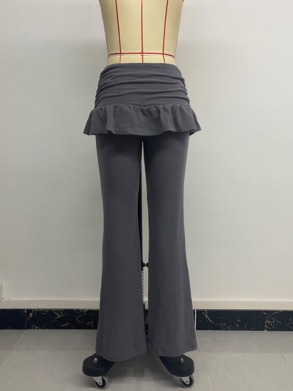 Chic Ballet-Inspired Bootcut Pants – Smiling Maria