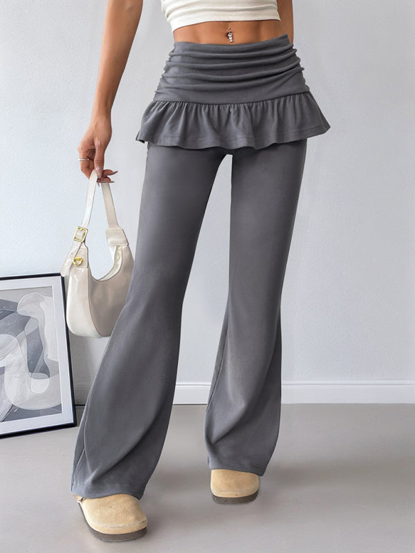 Chic Ballet-Inspired Bootcut Pants – Smiling Maria