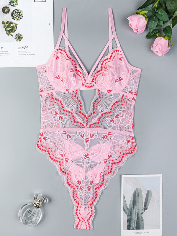 Backless Bow Tie Sexy Bodysuit