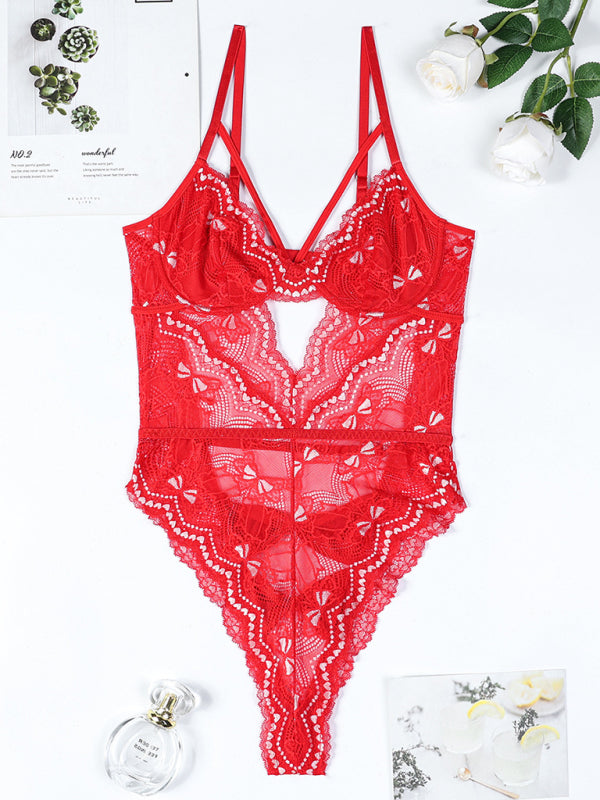 Backless Bow Tie Sexy Bodysuit