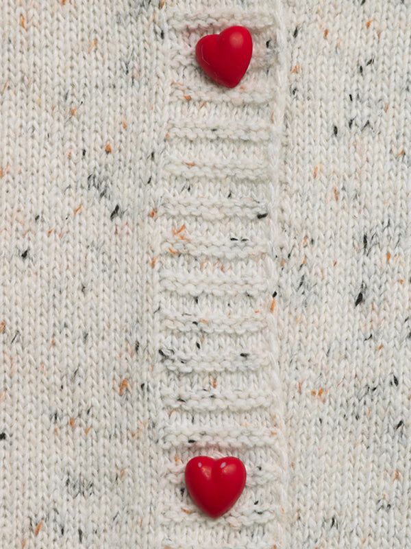 Contrast Gebreid Vest – Smiling Maria