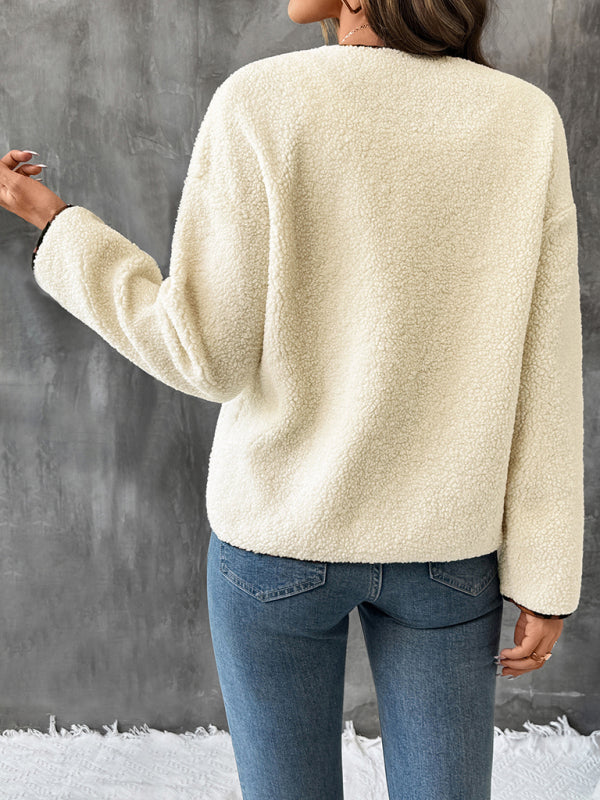 جاكيت كارديغان من الفليس بطبعة الفهد