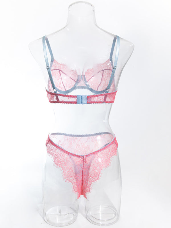 Eyelash Lace Sheer Bra – Smiling Maria