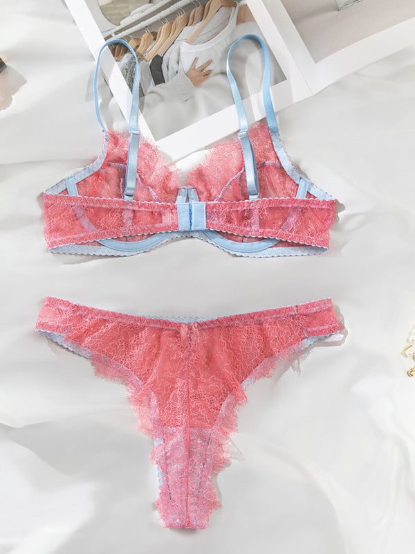 Eyelash Lace Sheer Bra – Smiling Maria