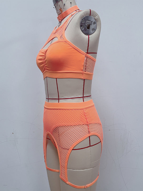 Mesh-Panel-Dessous-Set – Smiling Maria