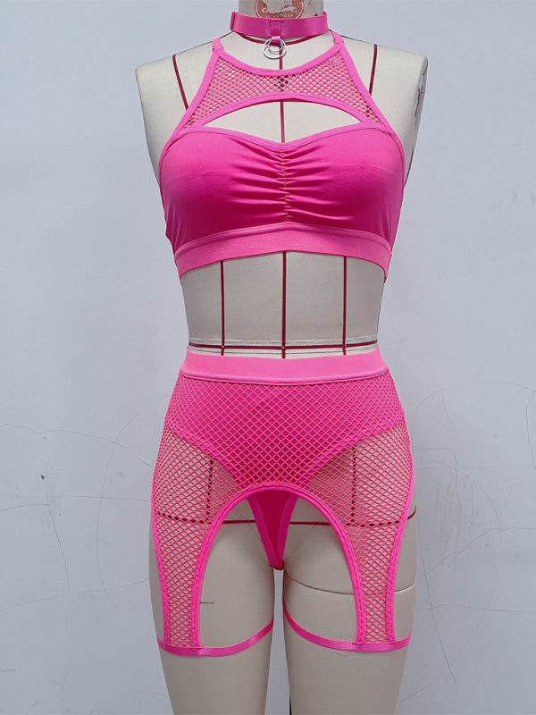 Mesh-Panel-Dessous-Set – Smiling Maria