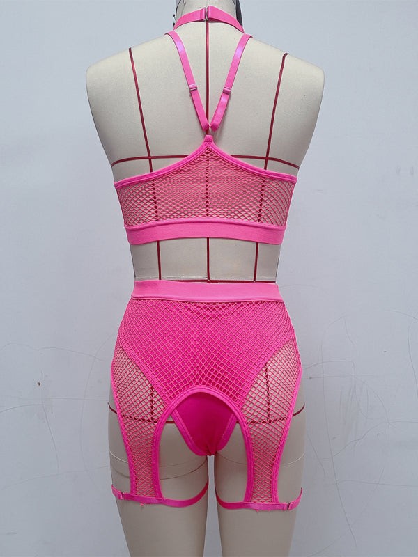 Mesh-Panel-Dessous-Set – Smiling Maria