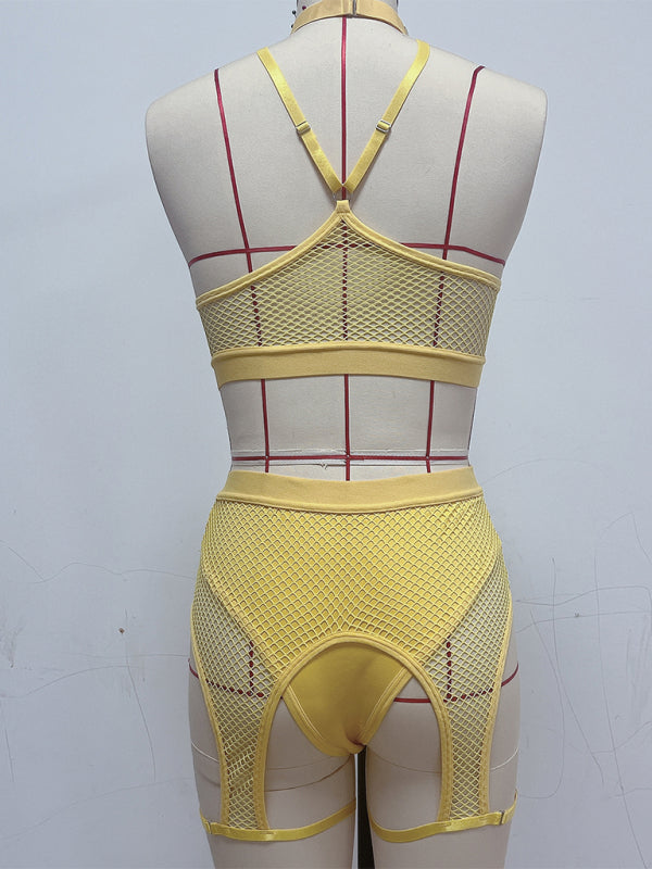 Mesh-Panel-Dessous-Set – Smiling Maria