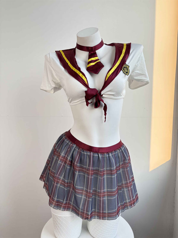 Rutigt mesh-kjolunderkläder – Smiling Maria