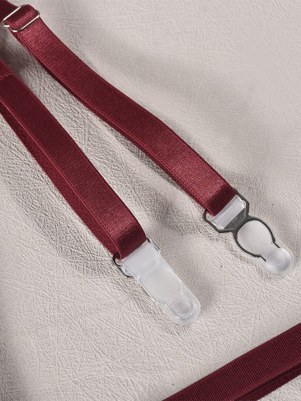 Chic Lingerie Set with Bow and Leg Rings