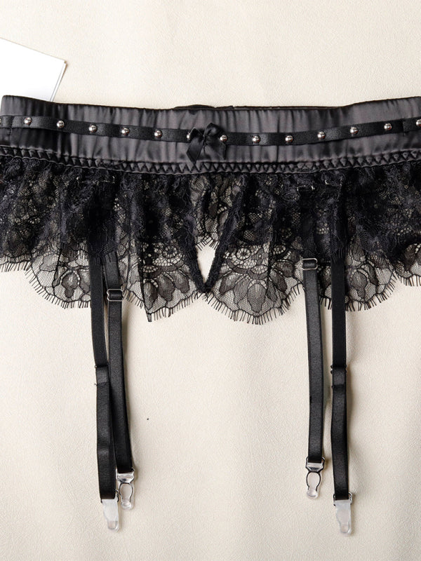 Lappspets rosettstrumpebandset – Smiling Maria