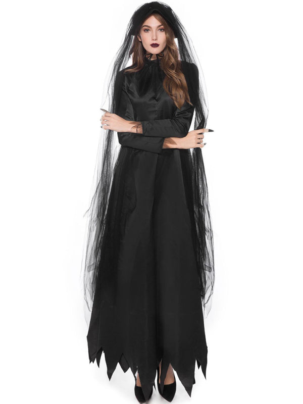 Ghost Vampire Bride Halloween Costume Dress