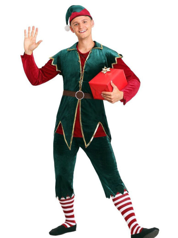 Women's Christmas Clown Costume Dress Set