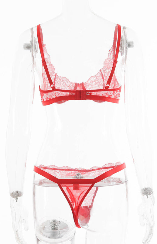 Florales Strick-Dessous-Set – Smiling Maria