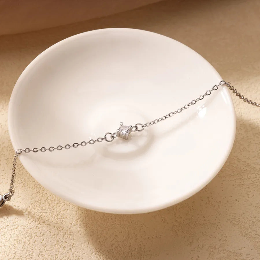 18K Gold Plated Geometric Zirconia Bracelet