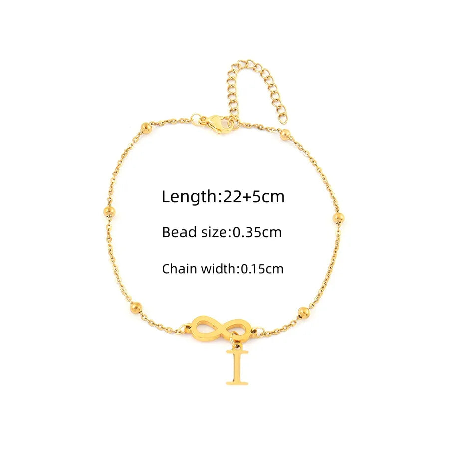 Gold Infinity Anklet – 18K Plated Stainless Steel Gold I