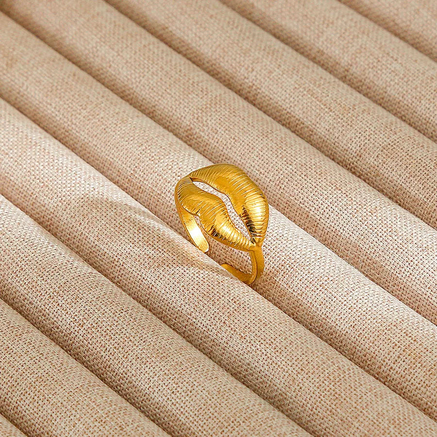 Heart Pattern Stainless Steel Ring 39