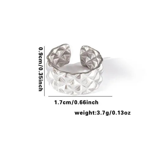 Titanium Steel Fish Tail Ring for Women