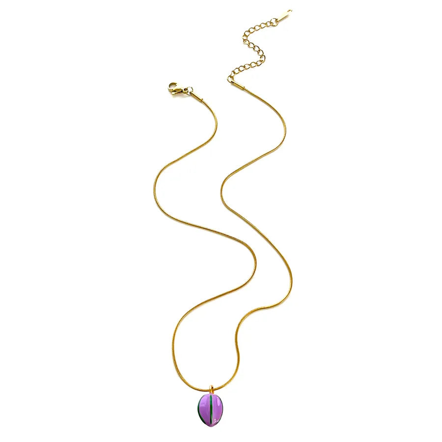 18K Gold Plated Geometric Pendant Necklace